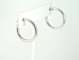 1in thick small gold hoops