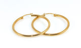 1.25in medium gold hoops