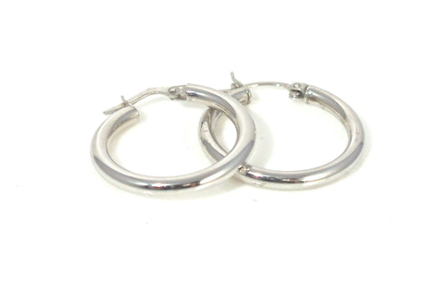 1in thick small gold hoops