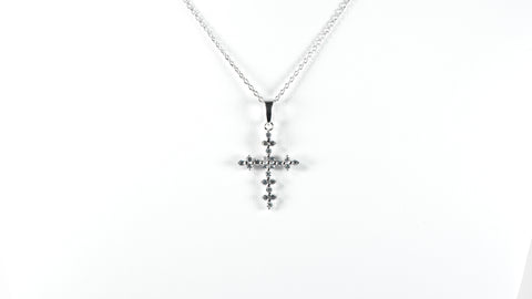 cz small antique cross