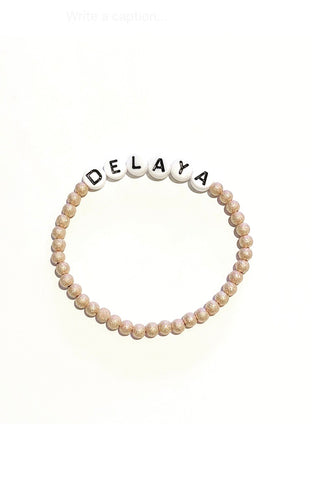 personalized bead bracelet