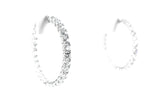 cz small round hoops
