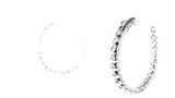 cz small round hoops
