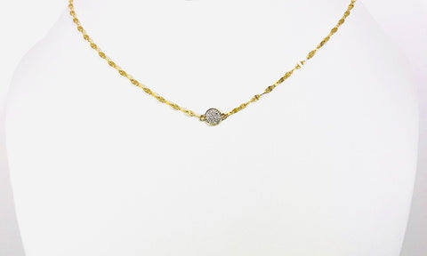 diamond moon necklace