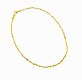 14k rope chain anklet