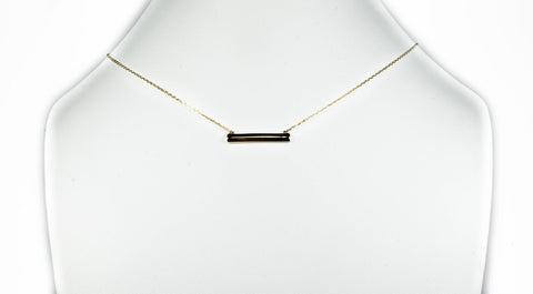 plain bar necklace